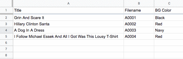 Organising T-Shirt Design Artwork Files