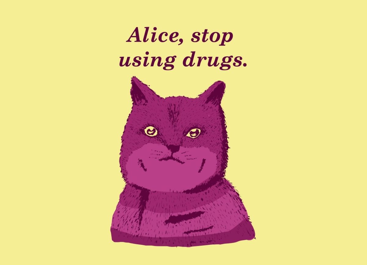 Alice, stop doing Drugs