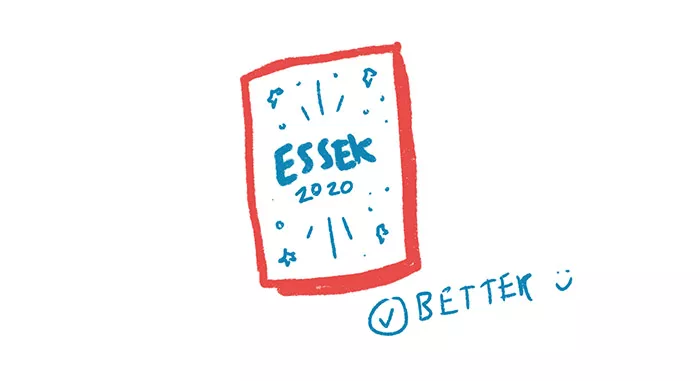 ملصق Essek Redbubble