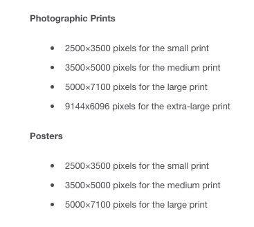 Redbubble Dimensions