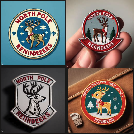 Dalle 3 Prompt: Boy Scouts Badge